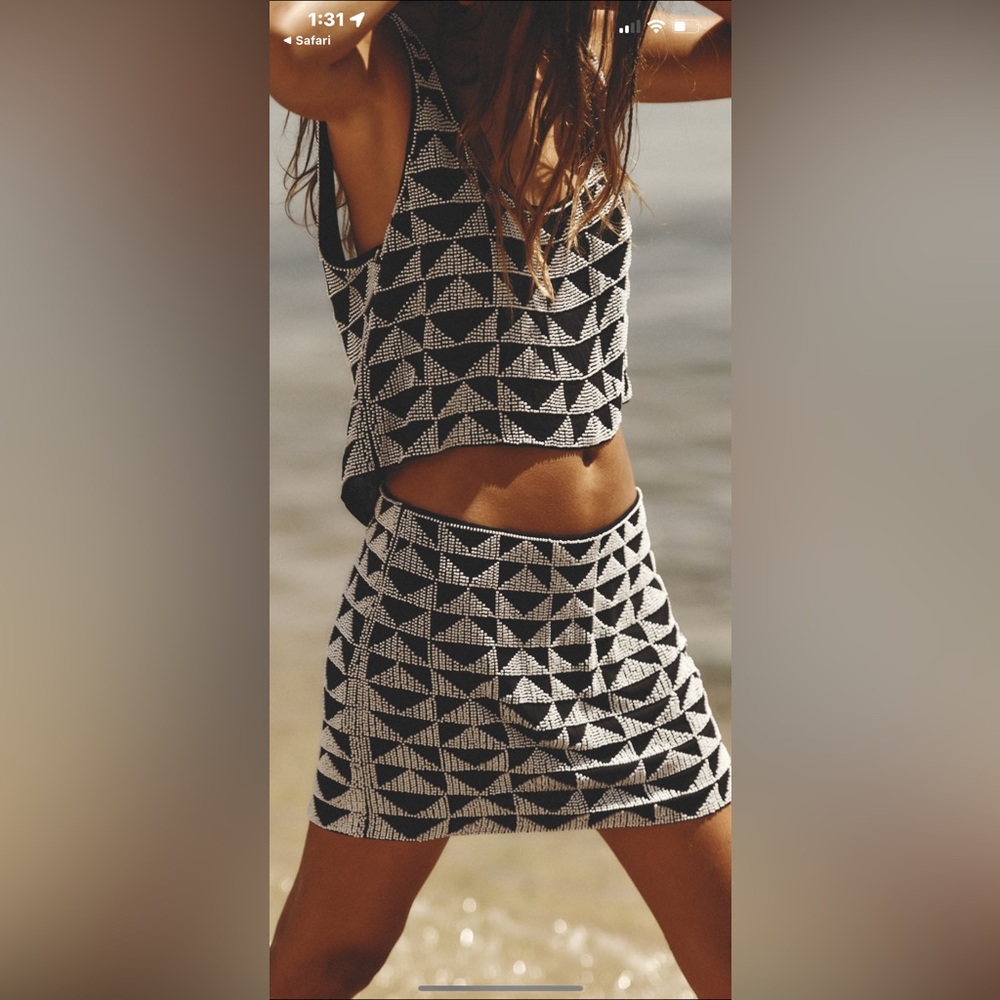 Zara NWT skirt and top